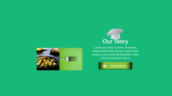 Simple HTML & CSS Codes to Make a Food Website